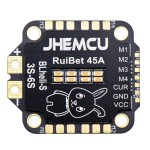 Vendite calde JHEMCU RuiBet 45A/55A ESC blheli _ S Dshot600 4 in1 Brushless ESC 3-6S 30.5x30.5 M4 per Drone Controller di volo RC
